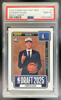 Cooper Flagg 2025 Panini Instant NBA Draft Night #NBADN-1 Mavericks PSA 10