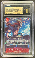 Edward Newgate Tournament Promos OP02-004 Promo Pack Ex Vol. 1 CGC Pristine 10