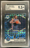 Anthony Edwards 2020-21 Panini Mosaic #261 Choice Peacock NBA Debut RC Timberwolves SGC 9.5