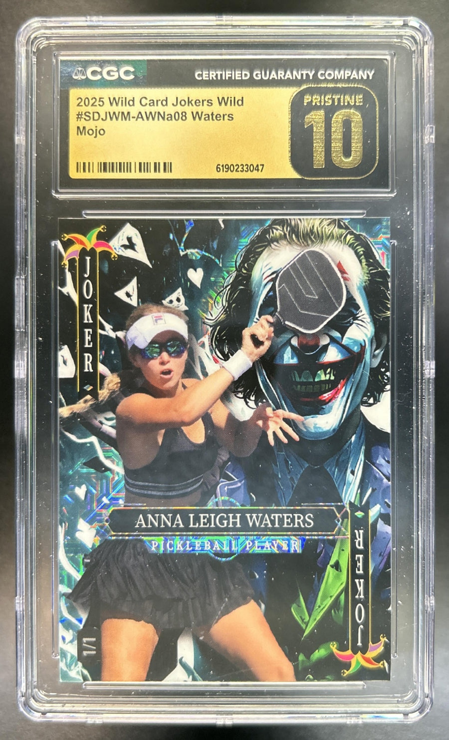 Anna Leigh Water 2025 Wild Card Jokers Wild Mojo 1/1 CGC Pristine 10