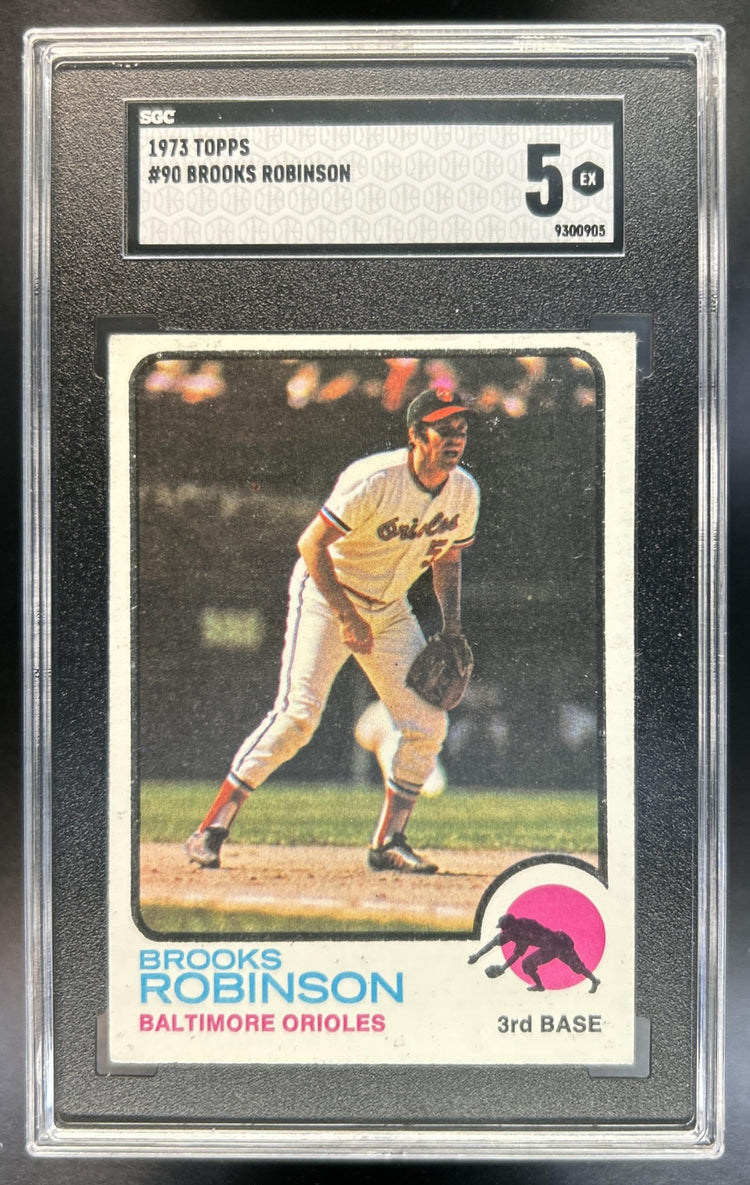 Brooks Robinson 1973 Topps #90 - Orioles SGC 5