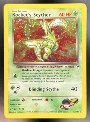 Rocket's Scyther Gym Heroes #013/132 Holo MP-HP