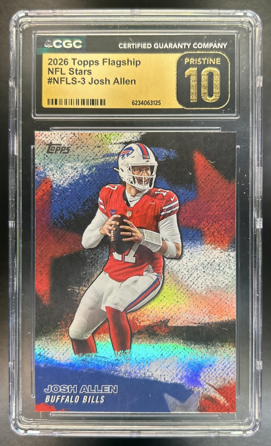 Josh Allen 2026 Topps #NFLS-3 NFL Stars Bills CGC Pristine 10