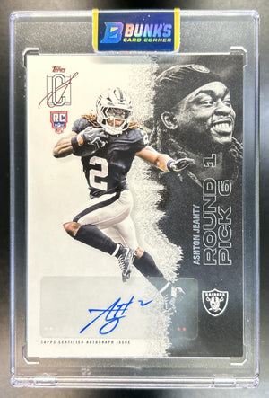 Ashton Jeanty 2025 Topps Signature Class #102 Rookie Auto RC Raiders