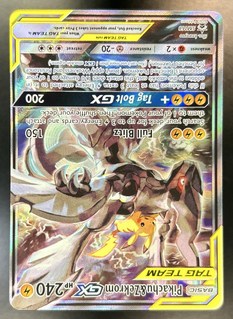 Pikachu & Zekrom Tag Team  front image