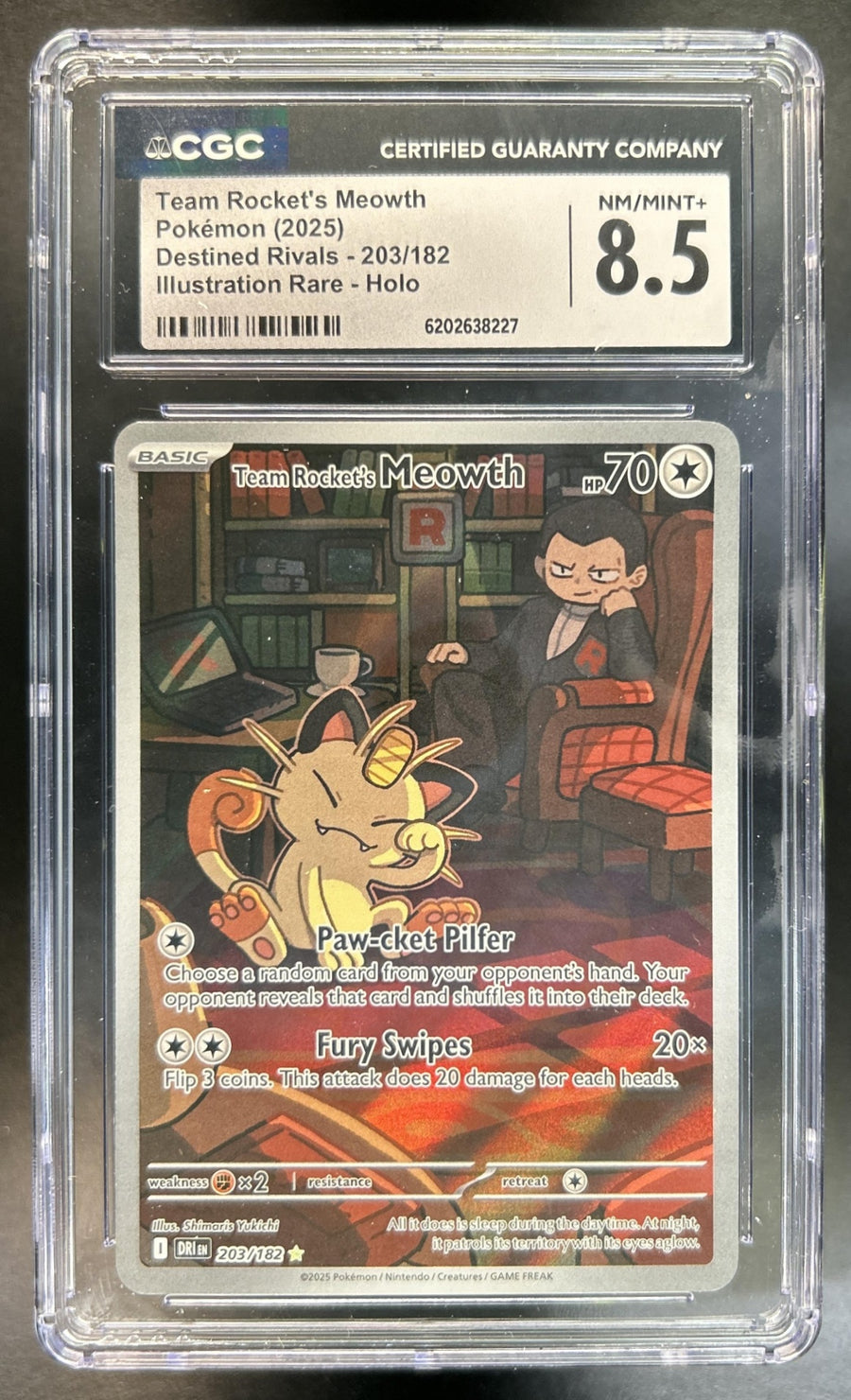 Team Rocket's Meowth front image
