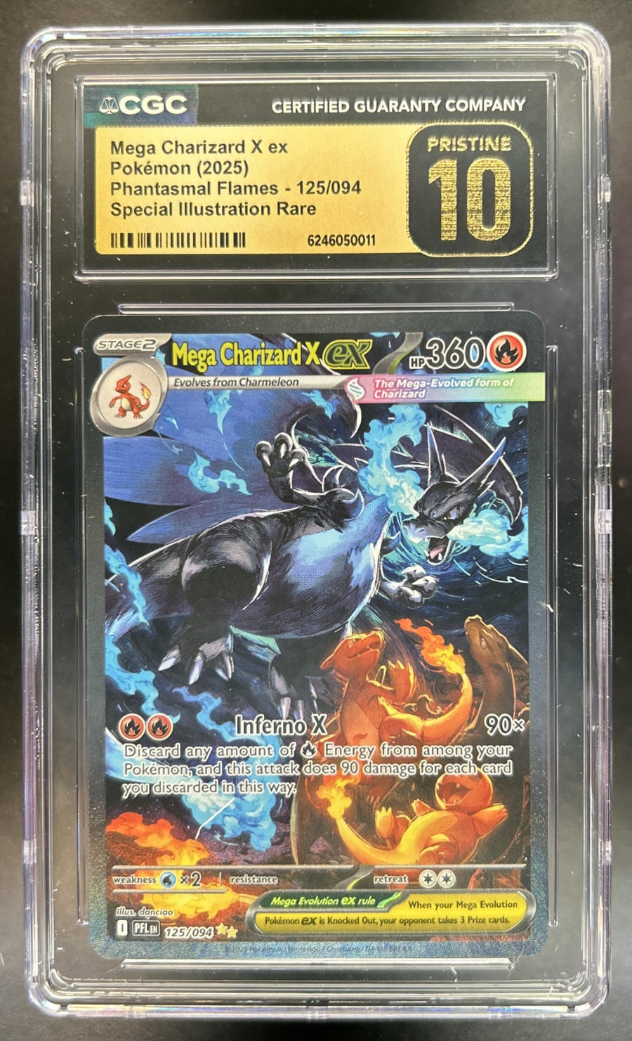 Mega Charizard X ex front image