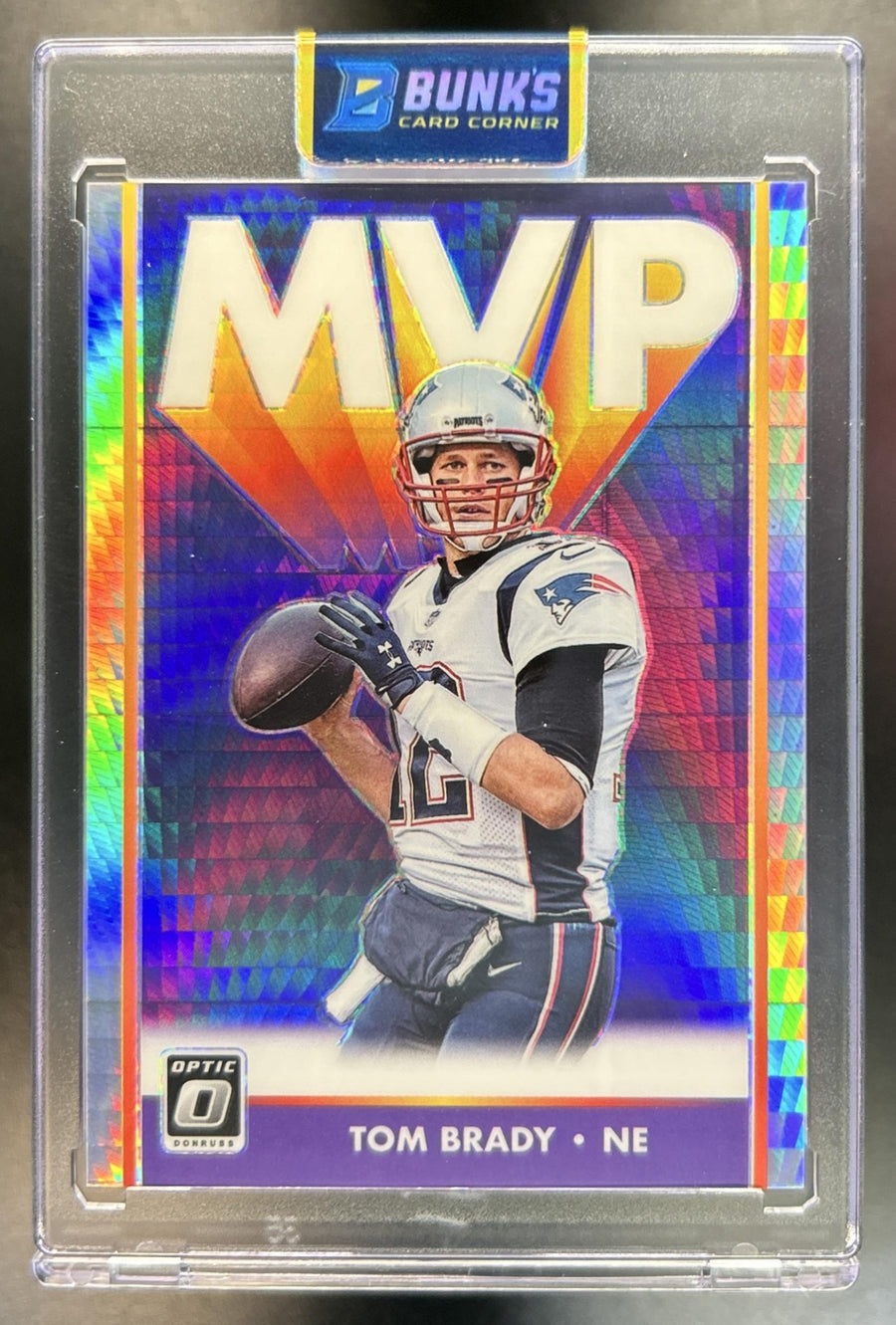 Tom Brady 2019 Panini Donruss Optic #MVP-2 MVP Patriots