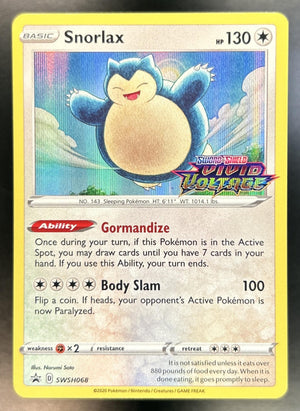 Snorlax Sword & Shield Black Star Promos #SWSH068a