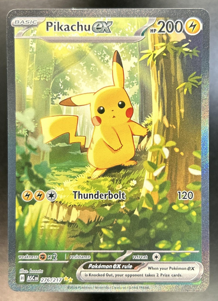 Pikachu ex front image