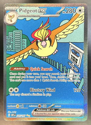 Pidgeot ex SV Obsidian Flames - OBF EN #225/197 Special Illustration Rare