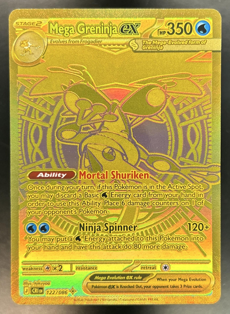 Mega Greninja ex front image