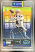 Bailey Zappe 2022 Panini Honors #91 Gold RC 1/5 Patriots