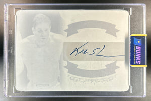Ken Shamrock Legends of Sport #RH-KS1 Ringside Heroes Printing Plate Black 1/1 Auto