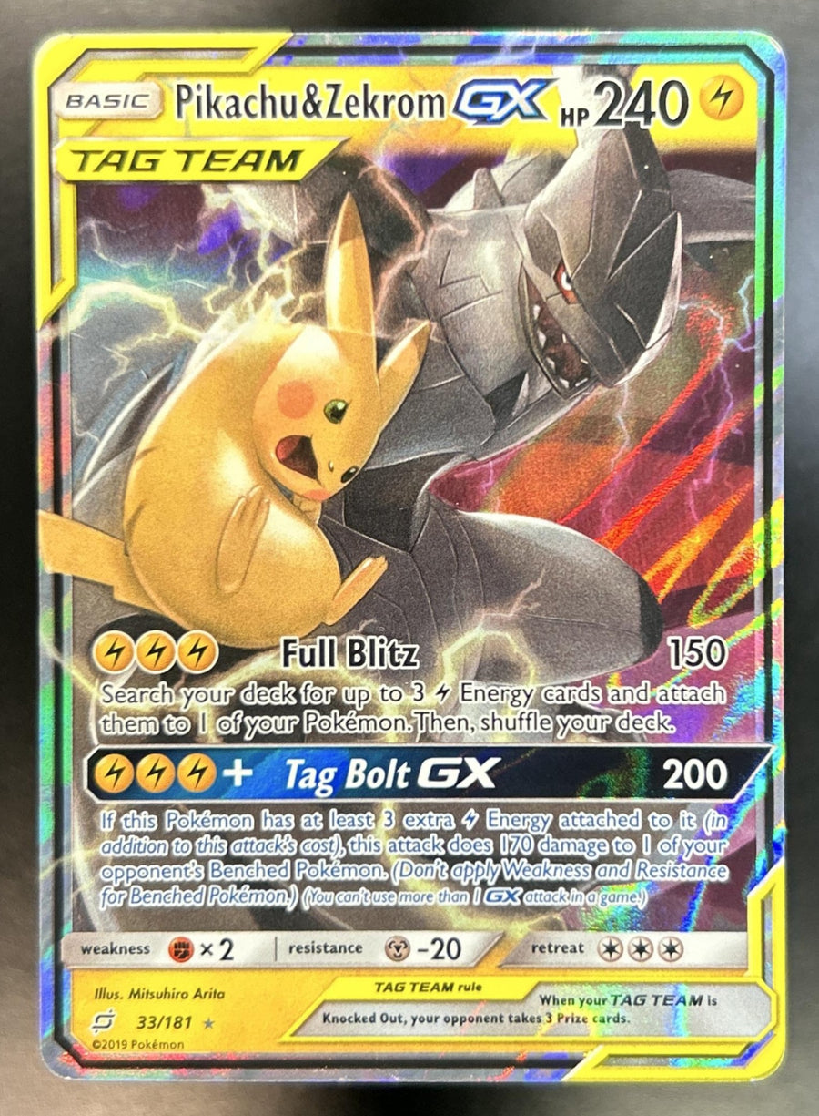 Pikachu & Zekrom  front image