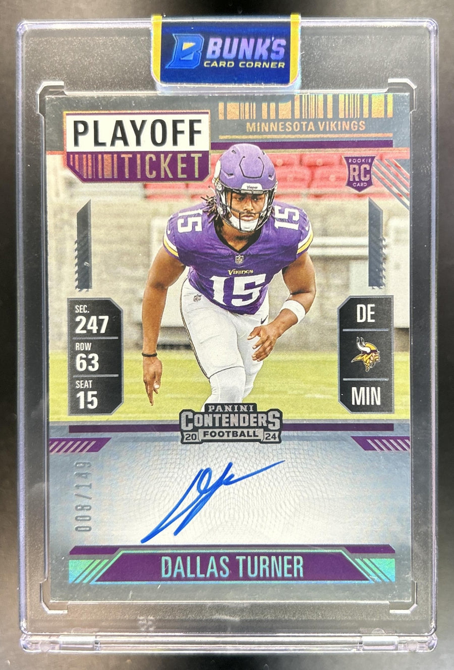 Dallas Turner front image