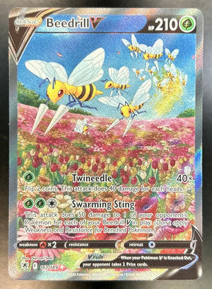 Beedrill V Sword & Shield Astral Radiance #161/189 Alternative Art Ultra Rare