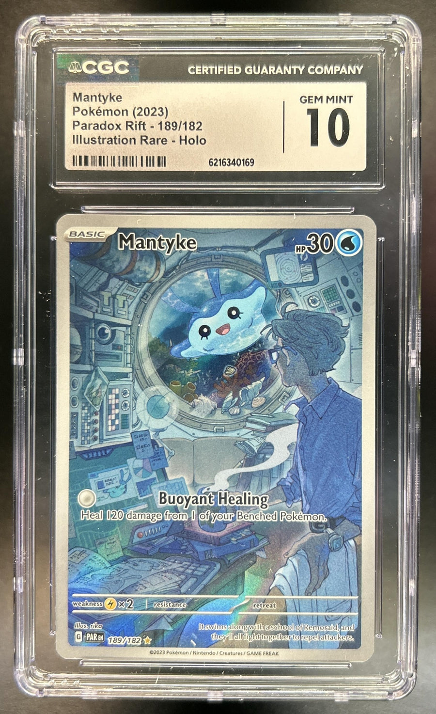 Mantyke SV Paradox Rift #189/182 CGC 10