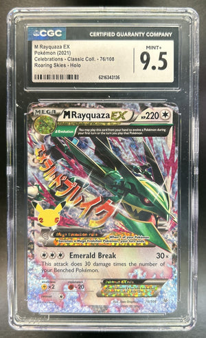 Rayquaza Sword & Shield Celebrations #76/108 Classic Collection CGC 9.5
