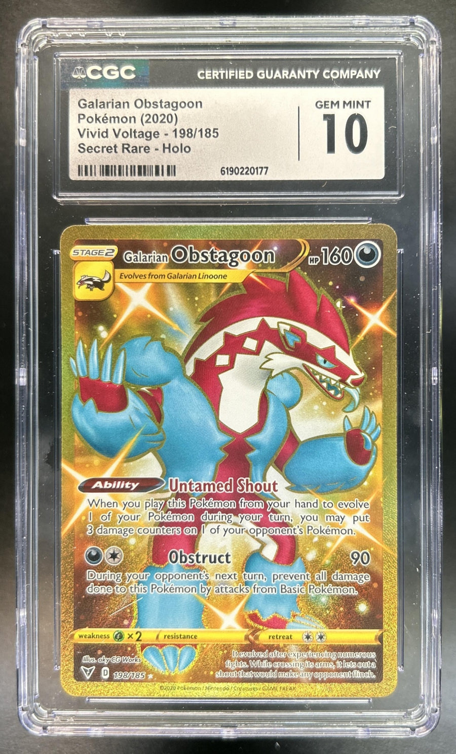 Galarian Obstagoon front image
