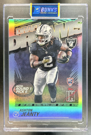 Ashton Jeanty 2025 Topps Signature Class #DD-3 Draft Dreams RC SSP Raiders