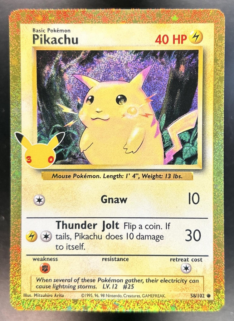 Pikachu 30th Celebration #58/102 Classic Collection [ Set]
