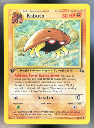 Kabuto Fossil 1st Edition #50/62