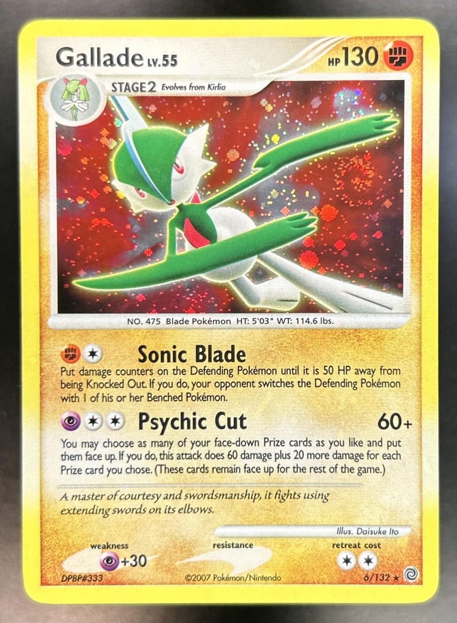 Gallade Diamond & Pearl Secret Wonders #6/132 Holo Holo Bleed