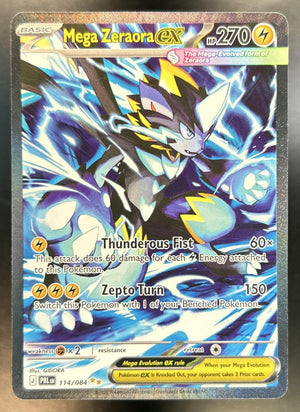 Mega Zeraora ex Pitch Black #114/084 Special Illustration Rare