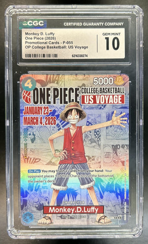 Monkey D. Luffy The Best #P-055 Promo CGC 10