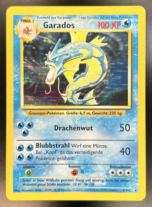 Gyarados Unlimited German #6/102 Set Rare Holo