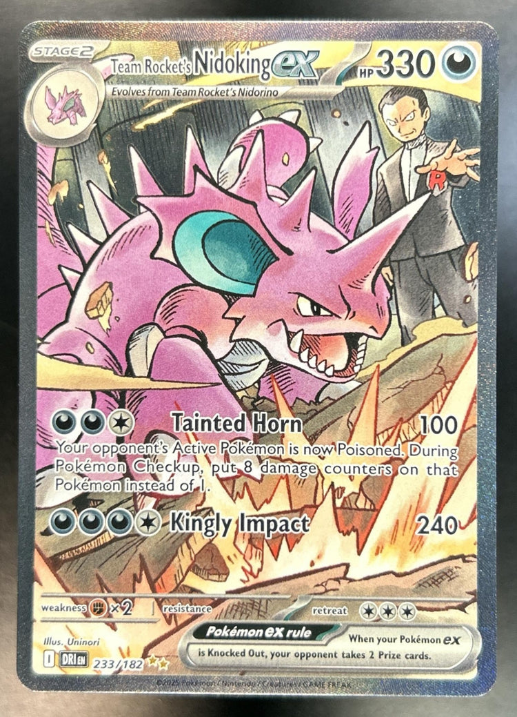 Team Rocket's Nidoking ex front image
