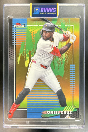 Oneil Cruz 2026 Topps Finest #46 Gold Refractor 5/50 Pirates