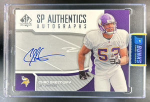 Chad Greenway 2006 SP Authentic #SP-CG Auto RC Vikings