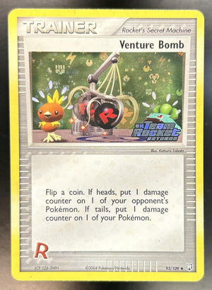 Venture Bomb EX Team Rocket Returns #93/109 LP/MP
