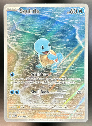 Squirtle SV 151 #170/165 Illustration Rare