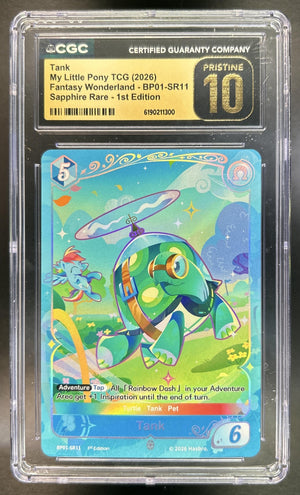 Tank My Little Pony Fantasy Wonderland Sapphire Rare 1st Edition CGC Pristine 10