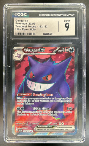 Gengar ex Temporal Forces #193/162 CGC 9