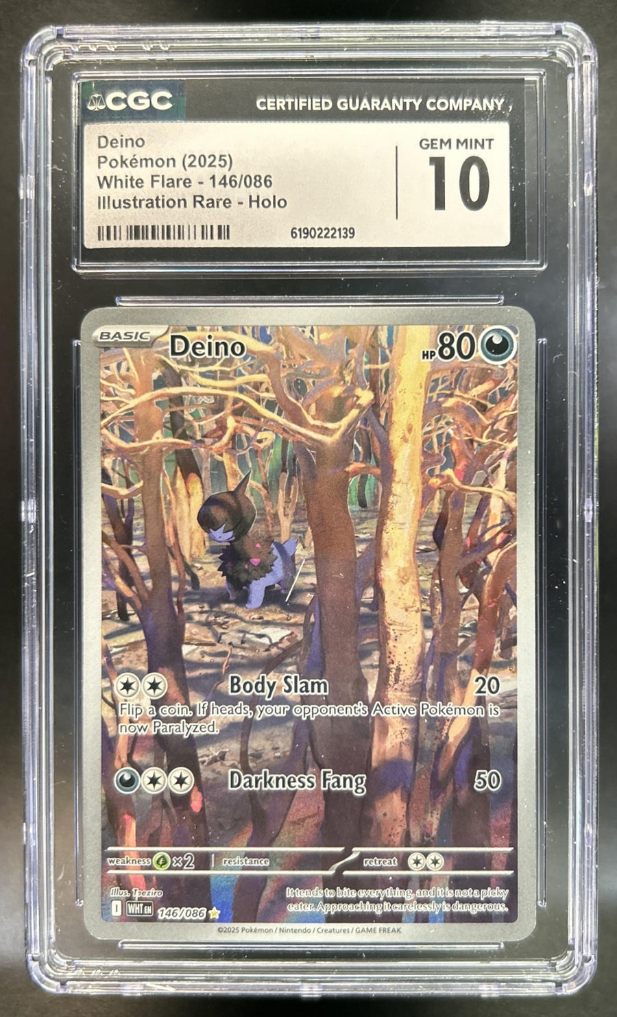 Deino front image