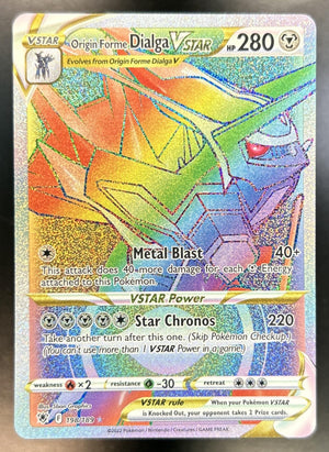 Origin Forme Dialga VSTAR Sword & Shield Astral Radiance #198/189 Secret Rare