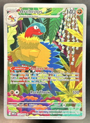 Archeops White Flare #132/086 Illustration Rare