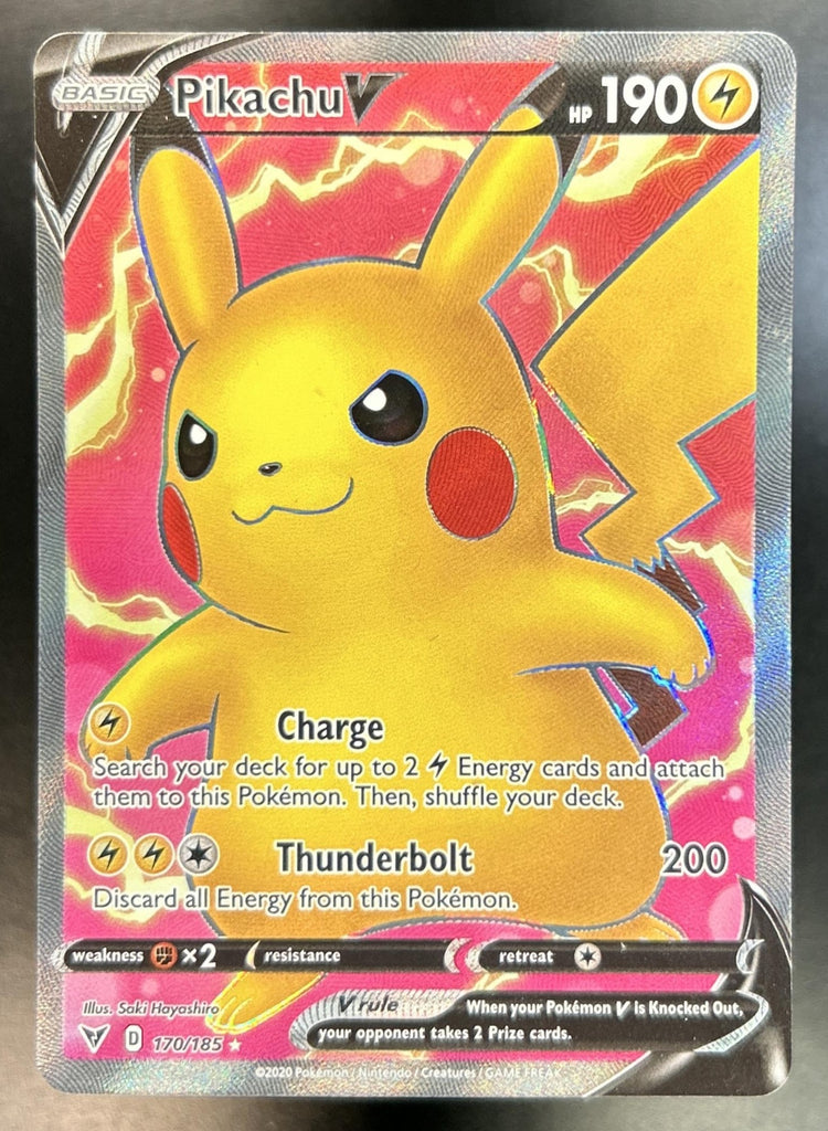 Pikachu V front image