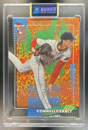 Connelly Early 2026 Topps Finest #56 Orange Mini-Diamond Refractor 25/25 Bookend RC Red Sox