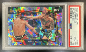 Sean O'Malley Select UFC #227 Cracked Ice Prizms 1 PSA 10 *Pop. 1*