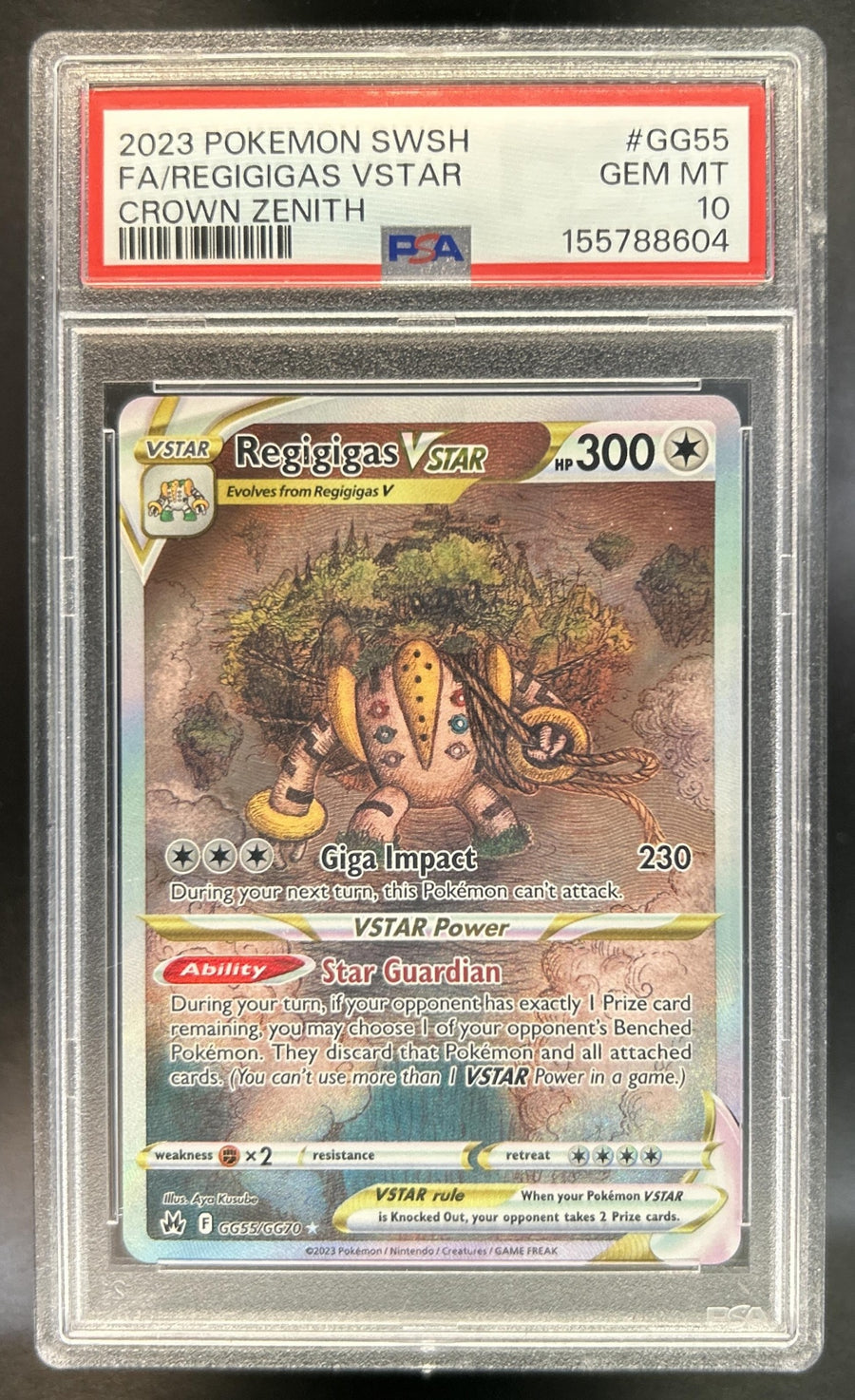 Regigigas VSTAR front image