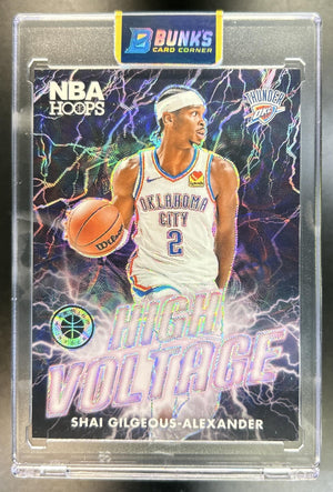 Shai Gilgeous-Alexander 2023-24 Panini Hoops Premium Stock #15 High Voltage Thunder