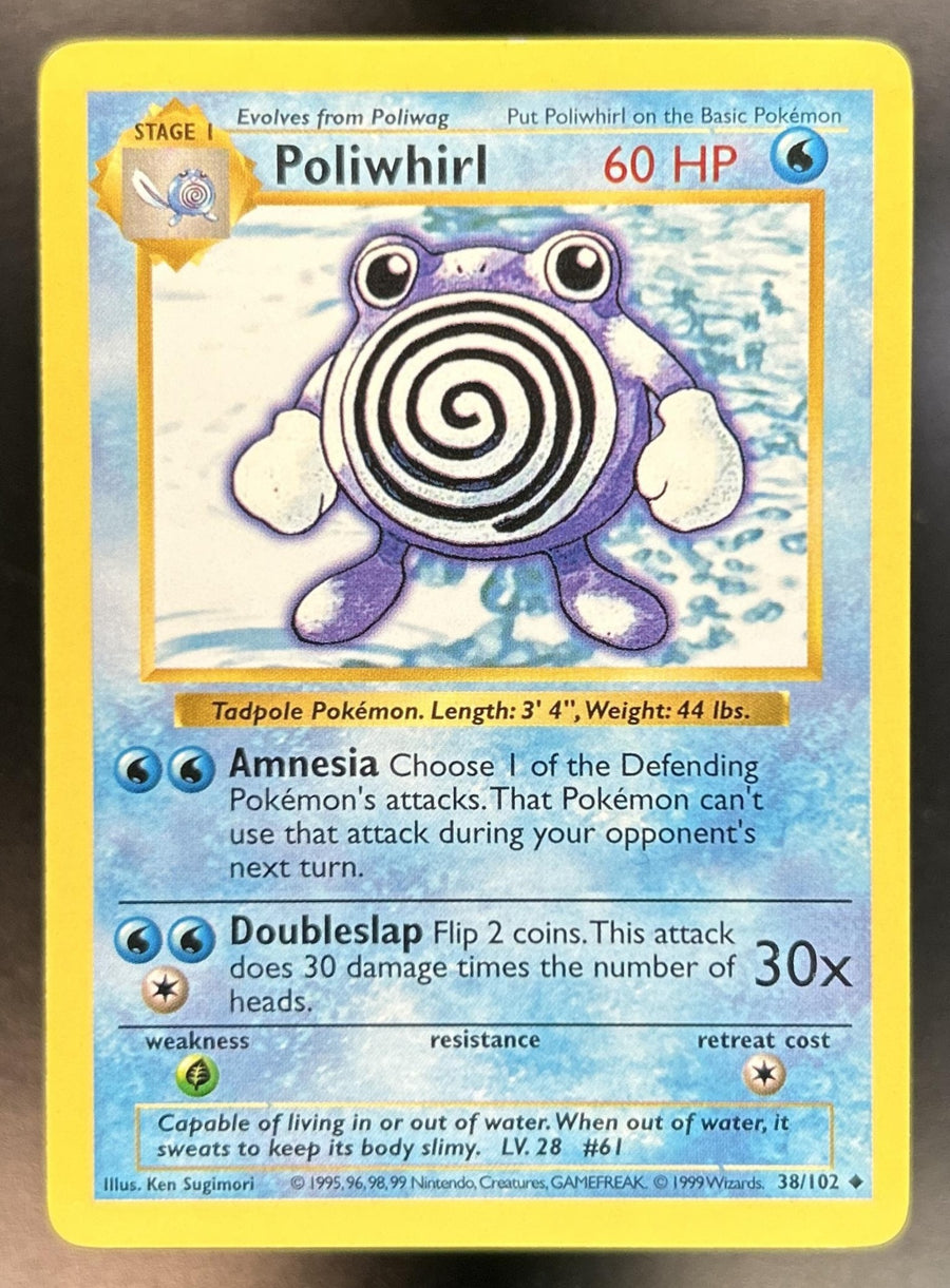 Poliwhirl Shadowless #38/102 Set LP