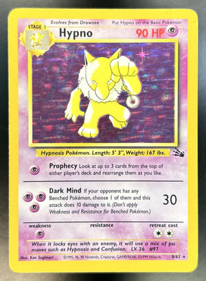 Hypno Fossil Base Set #8/62 Holo MP