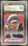 Trafalgar Law Azure Sea's Seven #OP14-001 Leader Alternative Art CGC 10