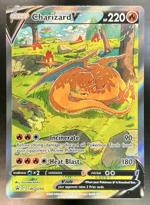 Charizard V Sword & Shield Black Star Promos #SWSH260 2022
